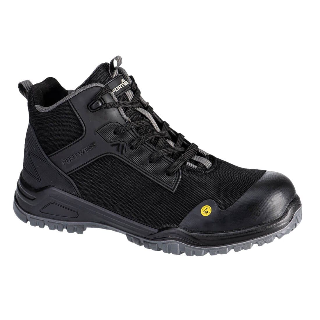 Composite Textile Mid Boot S3S ESD SR FO in Black/Grey