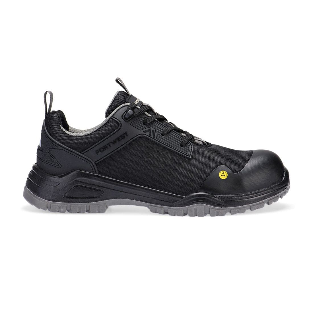 Composite Mesh Low Shoe S3S ESD SR FO in Black/Grey