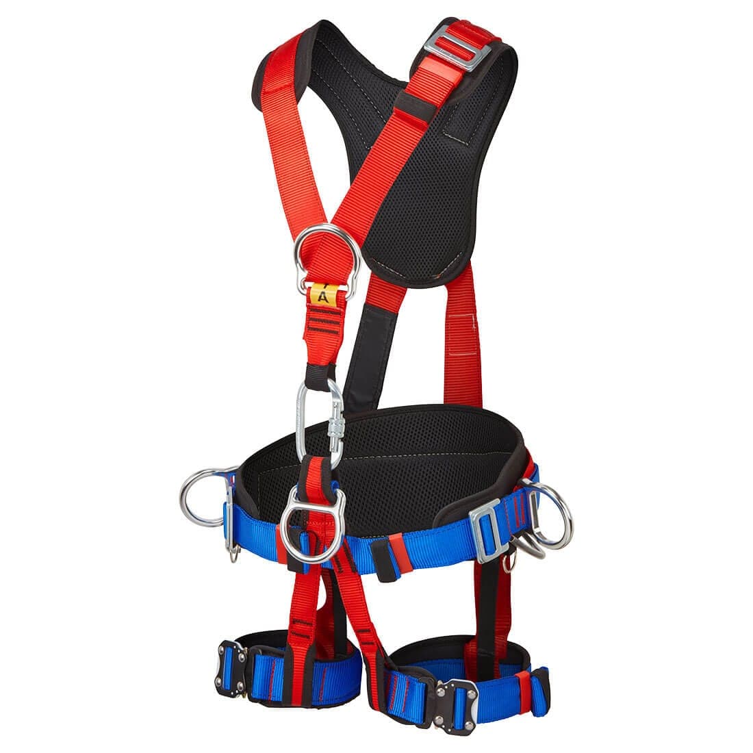 Portwest 4 Point Comfort Plus Harness in Red