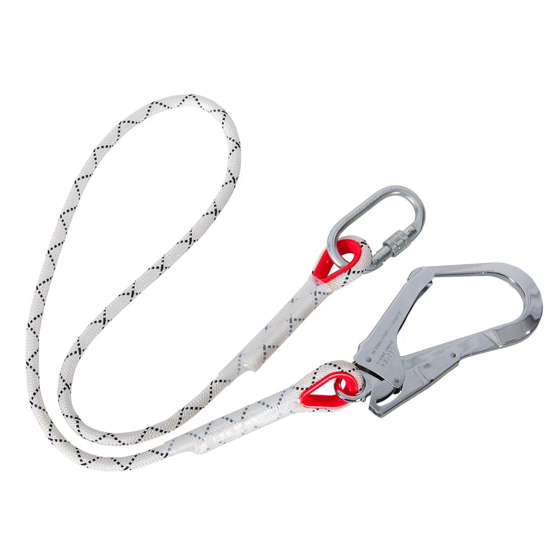 Kernmantle 1.5m Restraint Lanyard in White