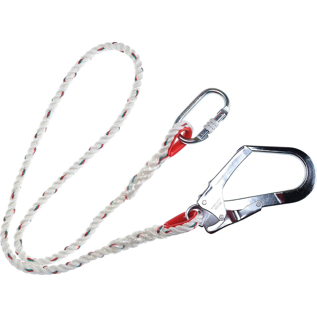 Single 1.5m Restraint Lanyard in White
