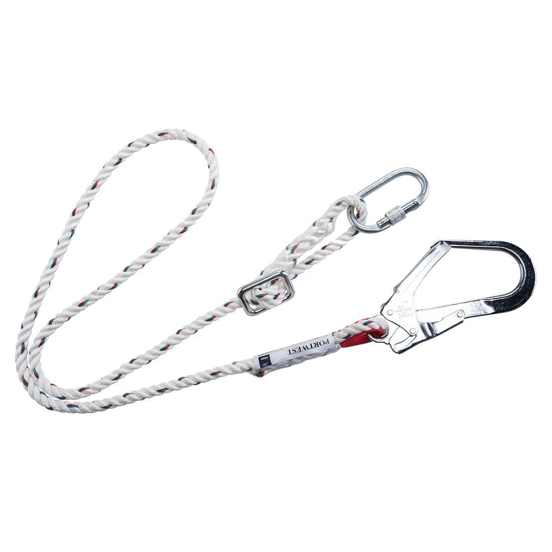 Adjustable 2m Restraint Lanyard in White