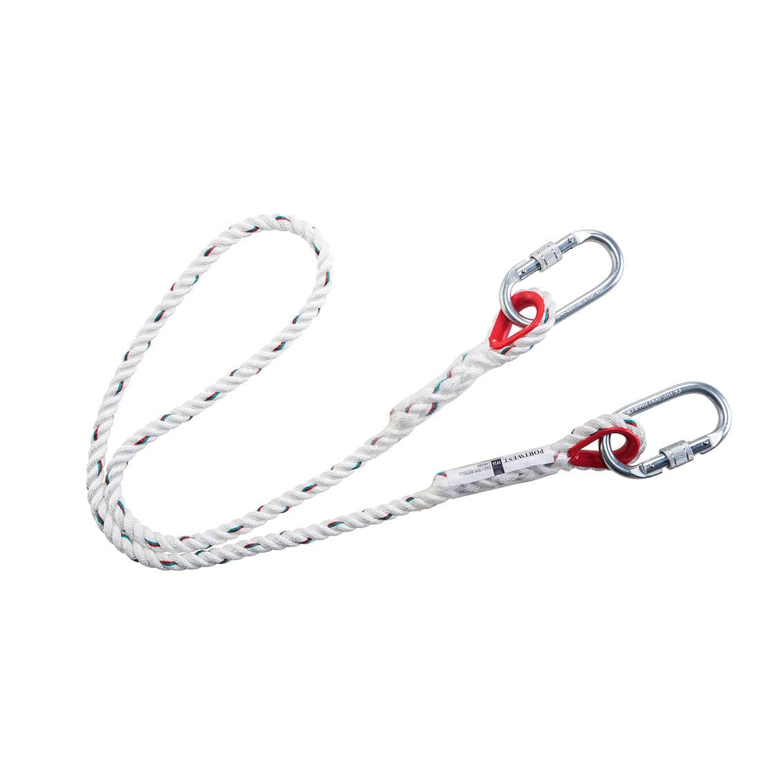 Single Rope 1.5m Restraint Lanyard in White