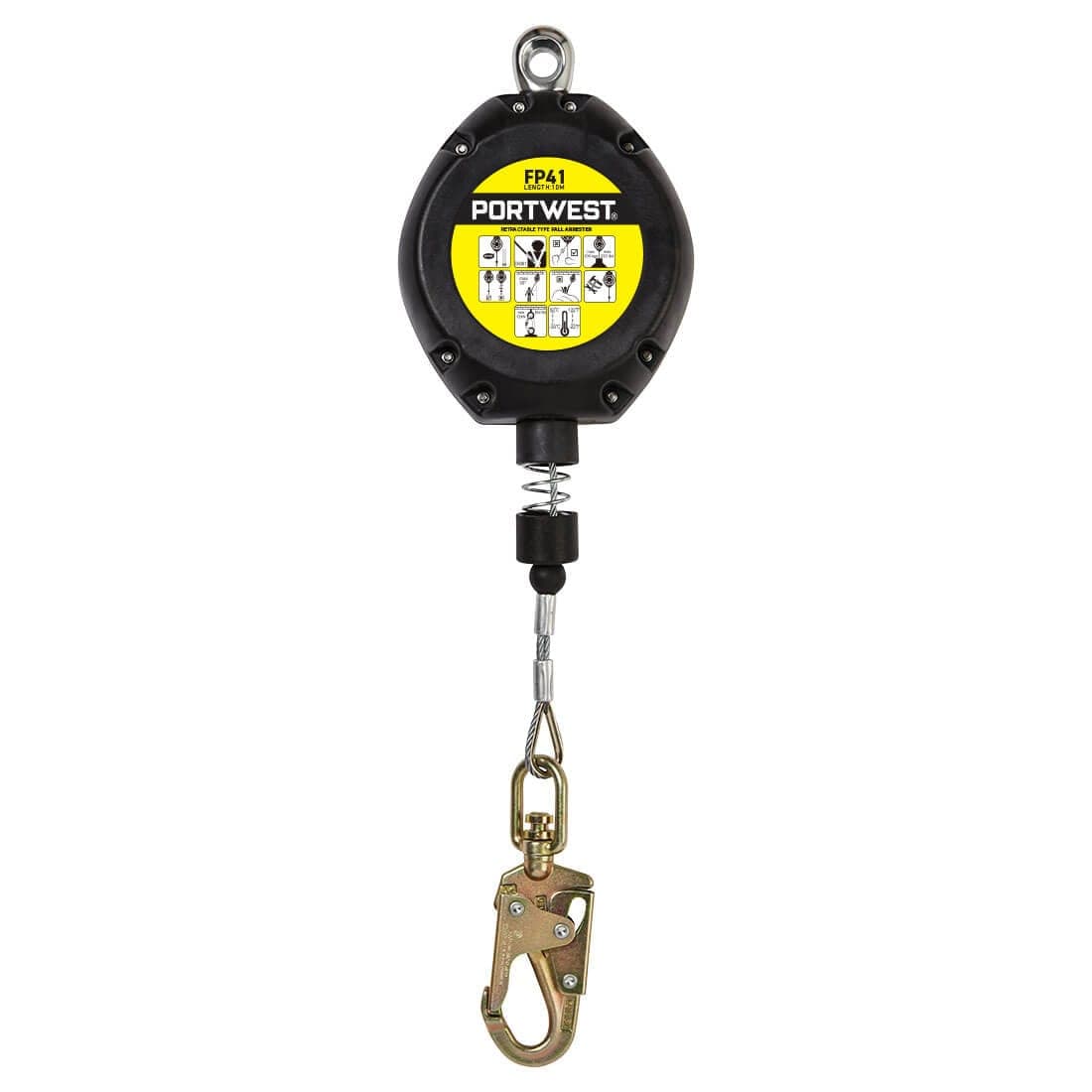 10m Retractable Fall Arrest Block in Black