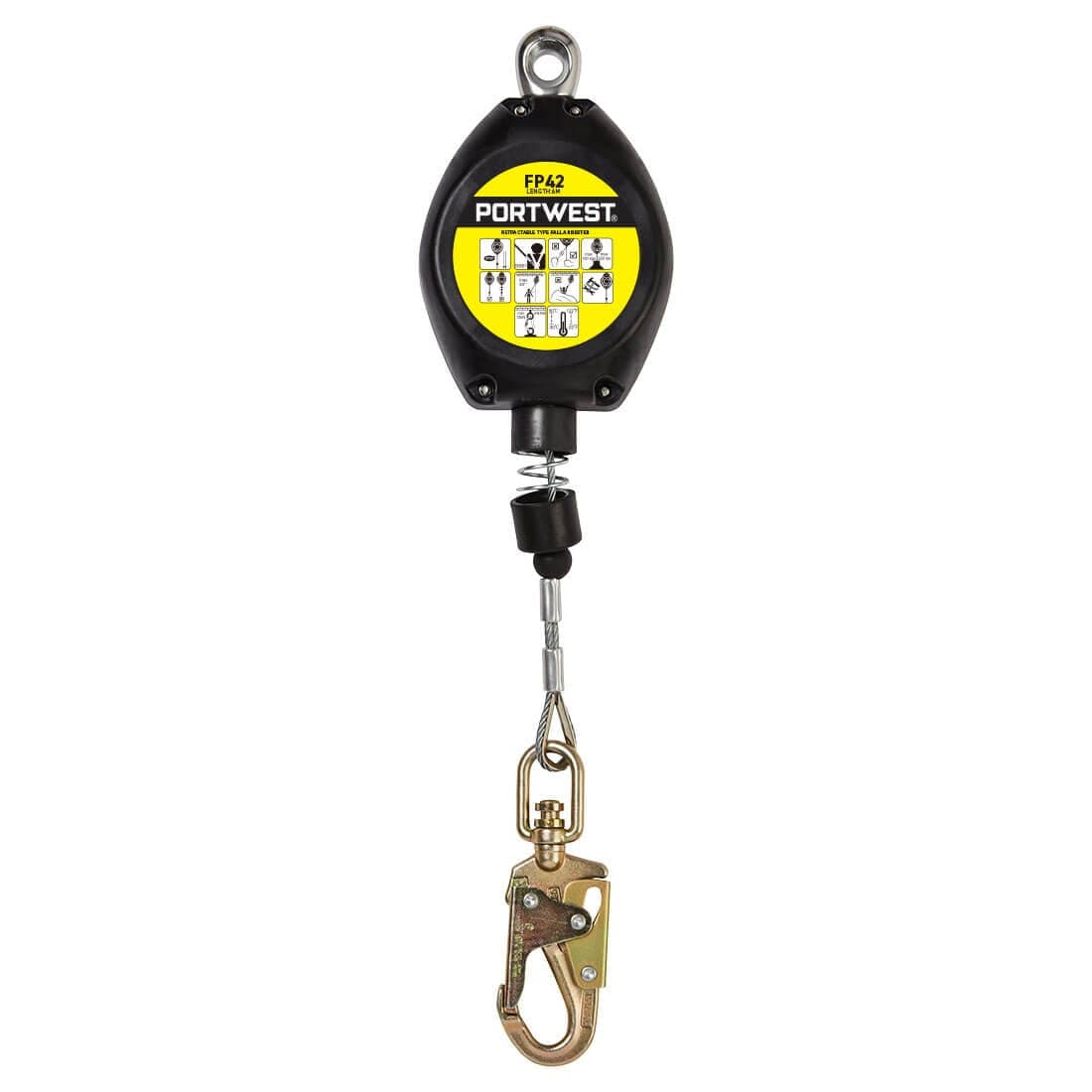 6M Retractable Fall Arrest Block in Black