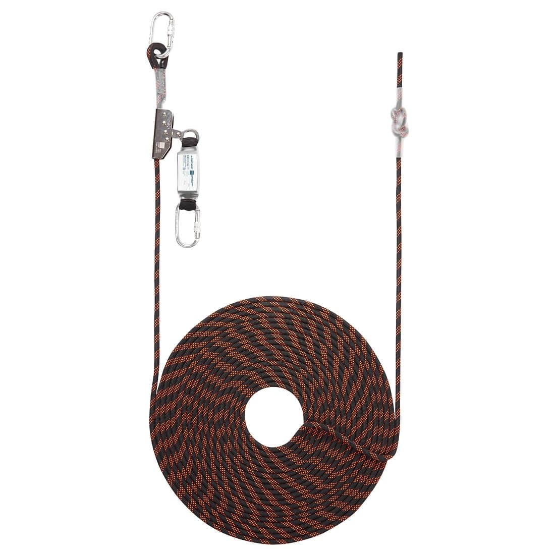 20m Rope Guided Fall Arrest in Black/Orange