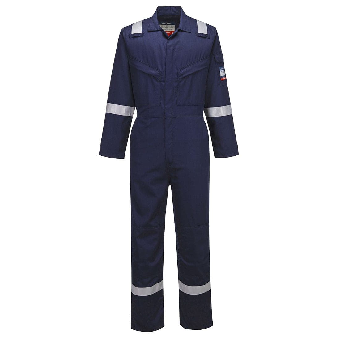 Bizflame Work Lightweight Insect Repellent FR Coverall in Navy