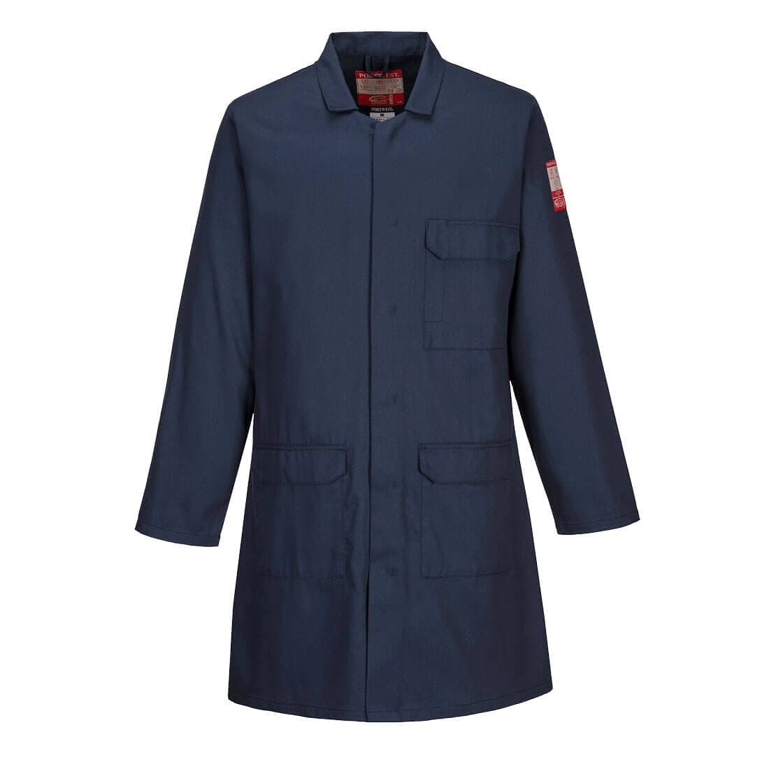 Bizflame Work Lightweight FR Coat in Navy