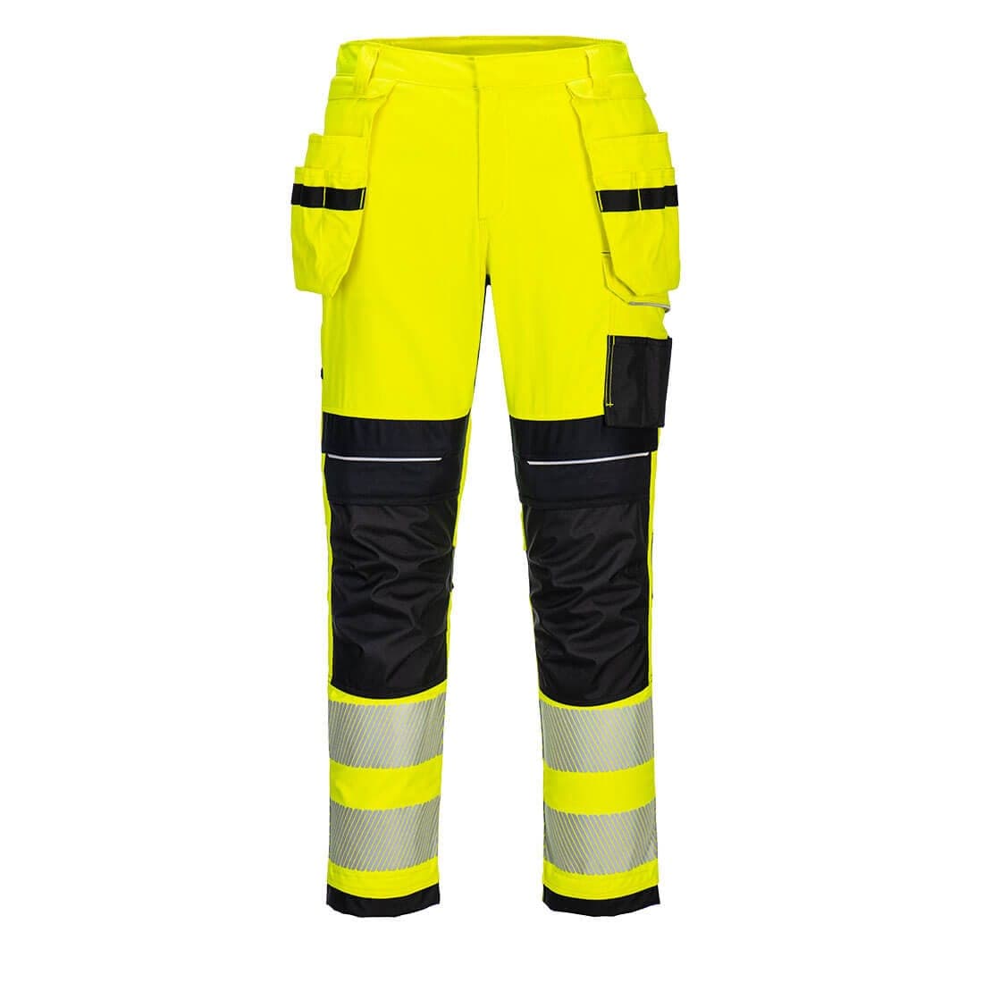 PW3 Modaflame Work Hi-Vis FR Holster Trousers in Yellow/Black