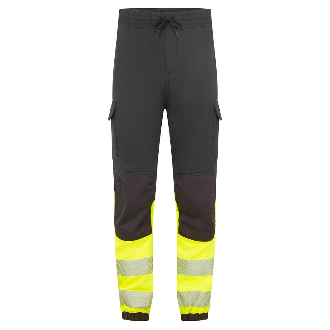 PW3 Modaflame Hi-Vis Class 1 FR Jogger in Black/Yellow