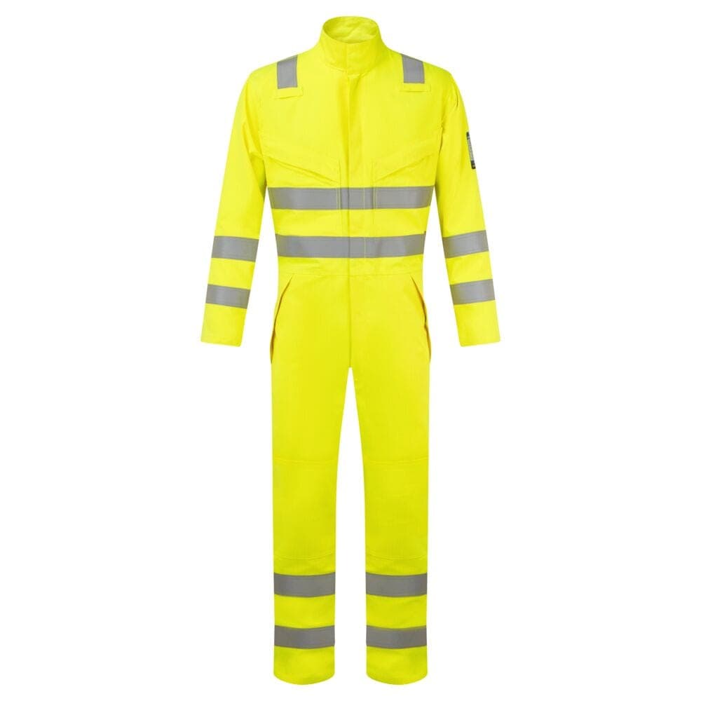 Modaflame Work Hi-Vis Multi-Norm FR Coverall in Yellow