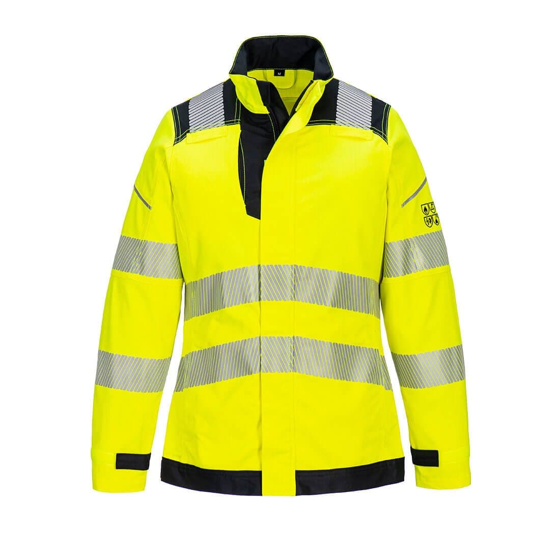 PW3 Modaflame Work Hi-Vis Multi-Norm FR Women's Jacket in Yellow/Black