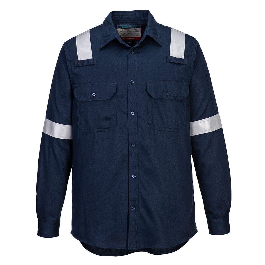 Bizflame Work Lightweight FR Shirt in Navy