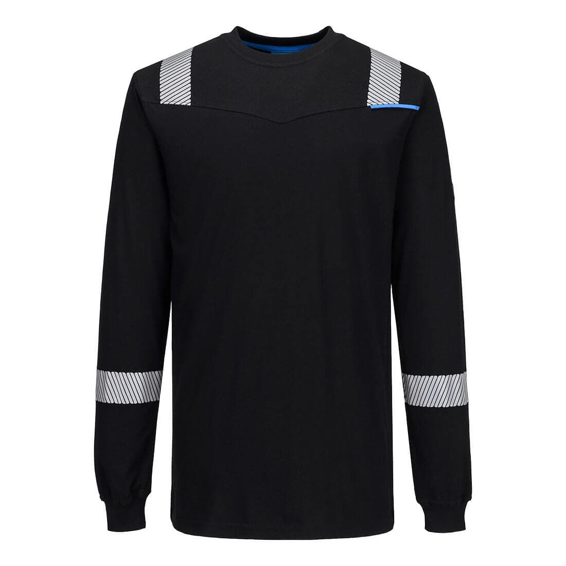 WX3 Modaflame Knit FR Long Sleeve T-Shirt in Black