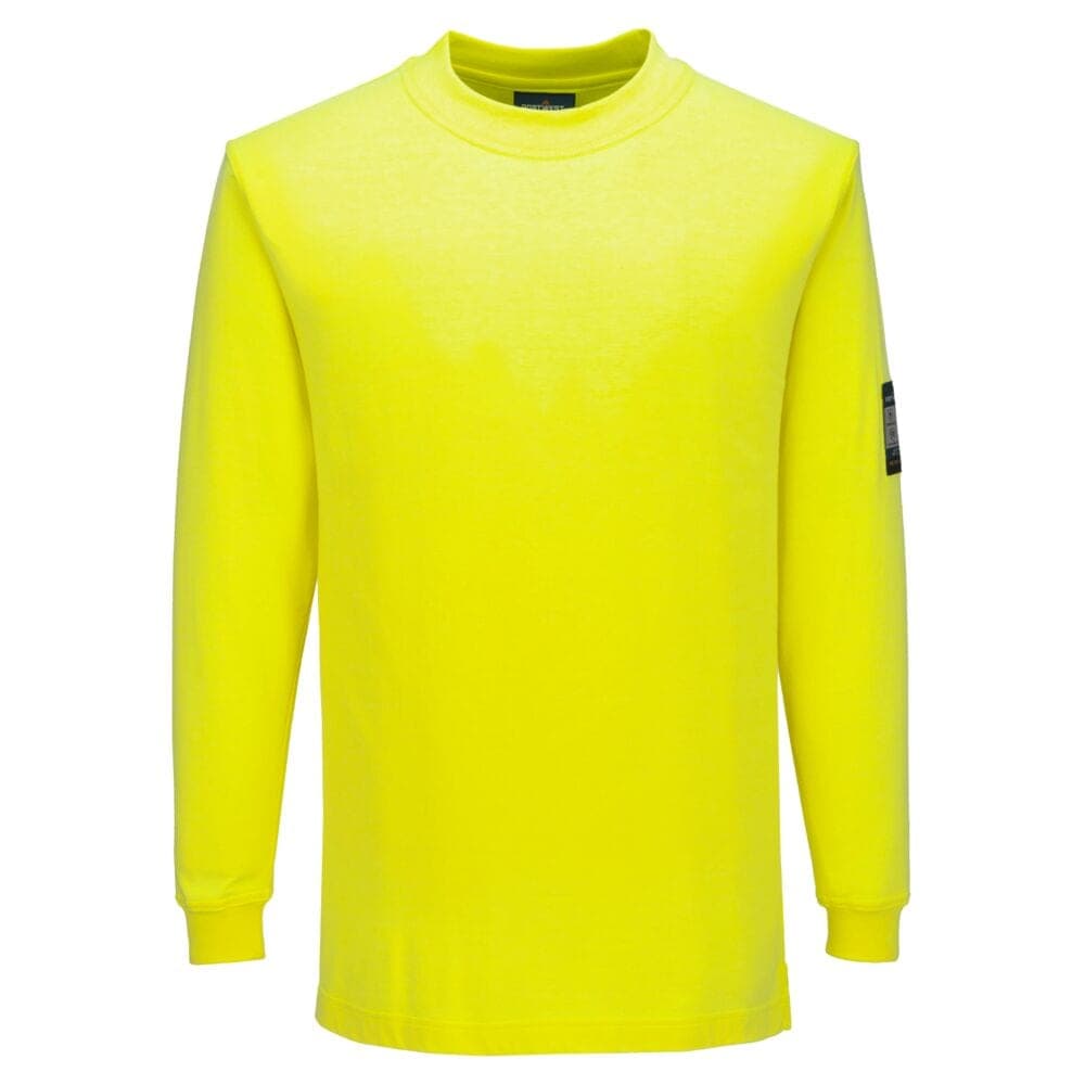 Modaflame Knit FR Long Sleeve T-Shirt in Yellow