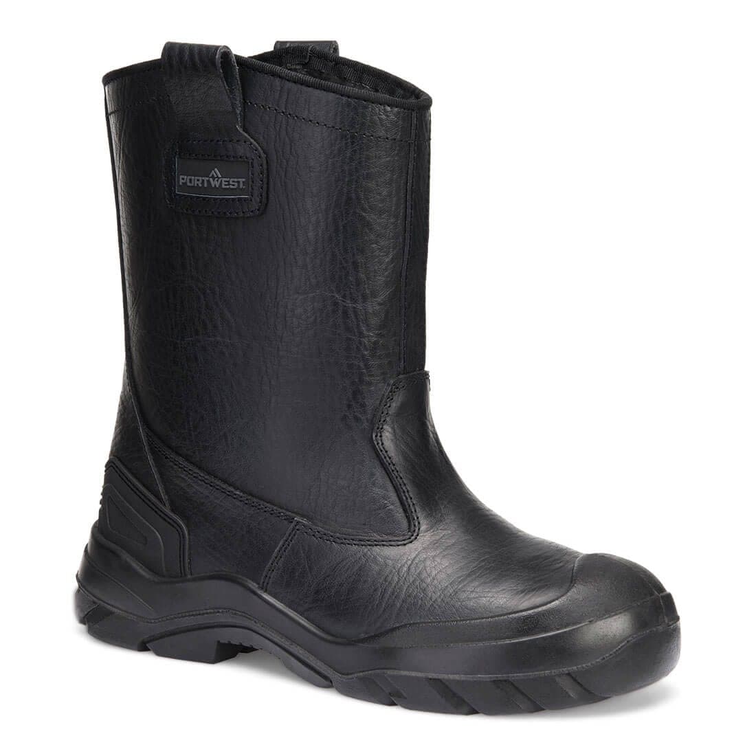 Steel Leather Winter Rigger S3 CI HI FO SC SR in Black