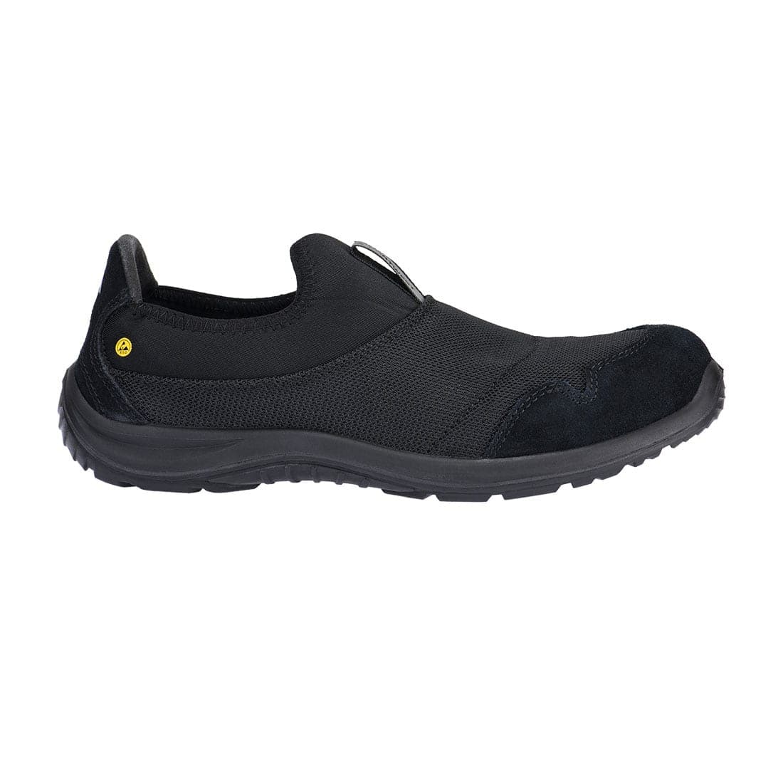 Steel Textile Slip On Shoe S1P SR FO ESD in Black