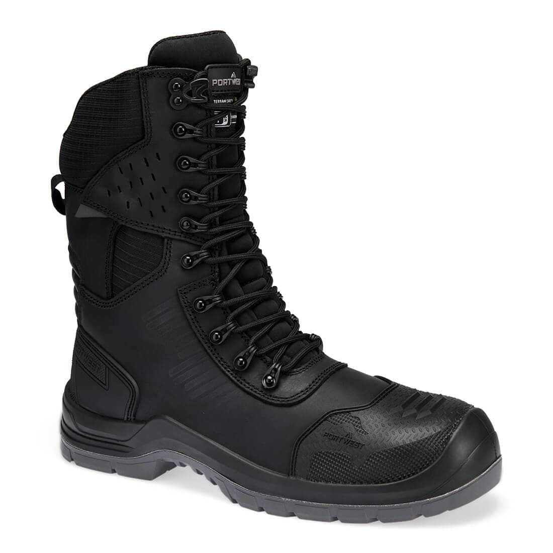 Composite Leather High Boot S7L ESD HRO LG FO SC CI SR in Black