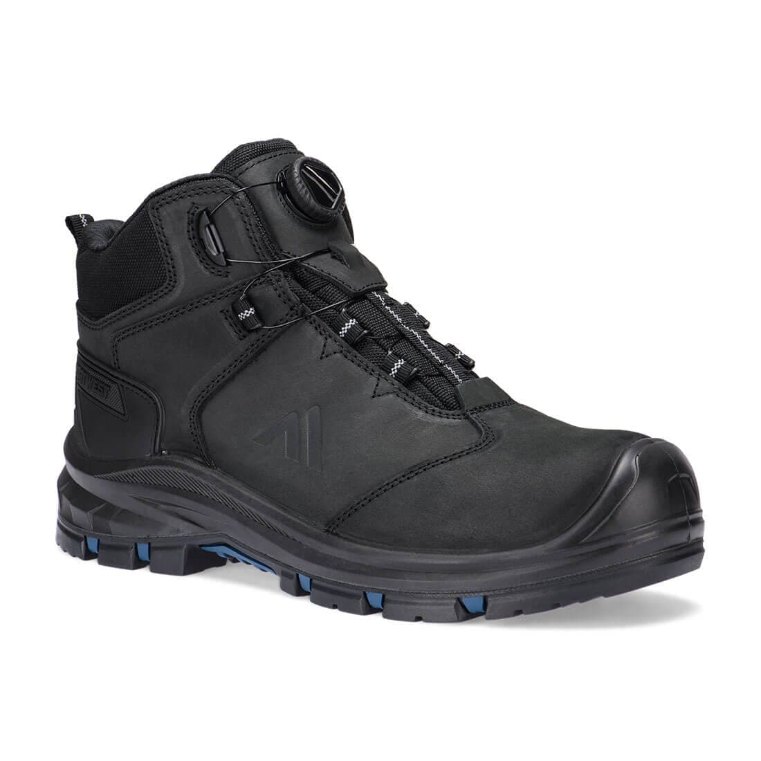 Composite Wire Lace Leather Mid Boot S7S HRO FO SC LG SR in Black
