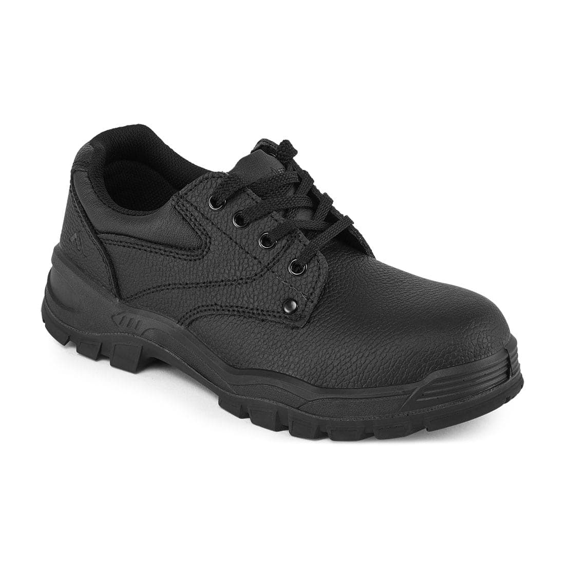 Steel Split Leather Low Shoe S1P SR in Black