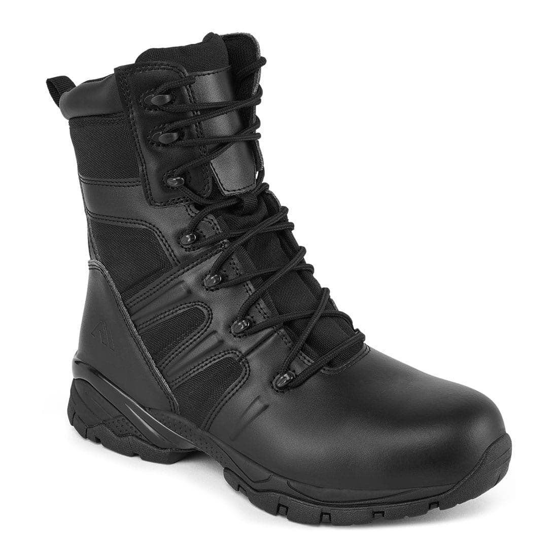 Steel Action Leather and Mesh High Boot S3 SR HRO in Black