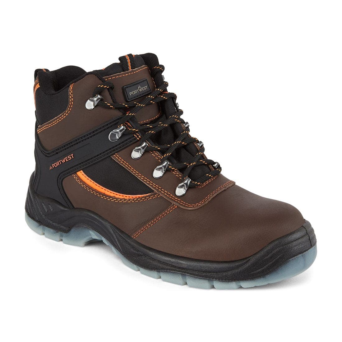 Steel Leather Hiker Boot S3 SR FO in Black