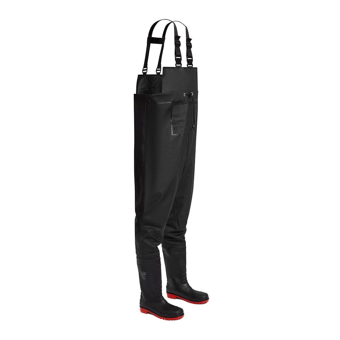 Steel PVC Chest Wader S5 FO in Black