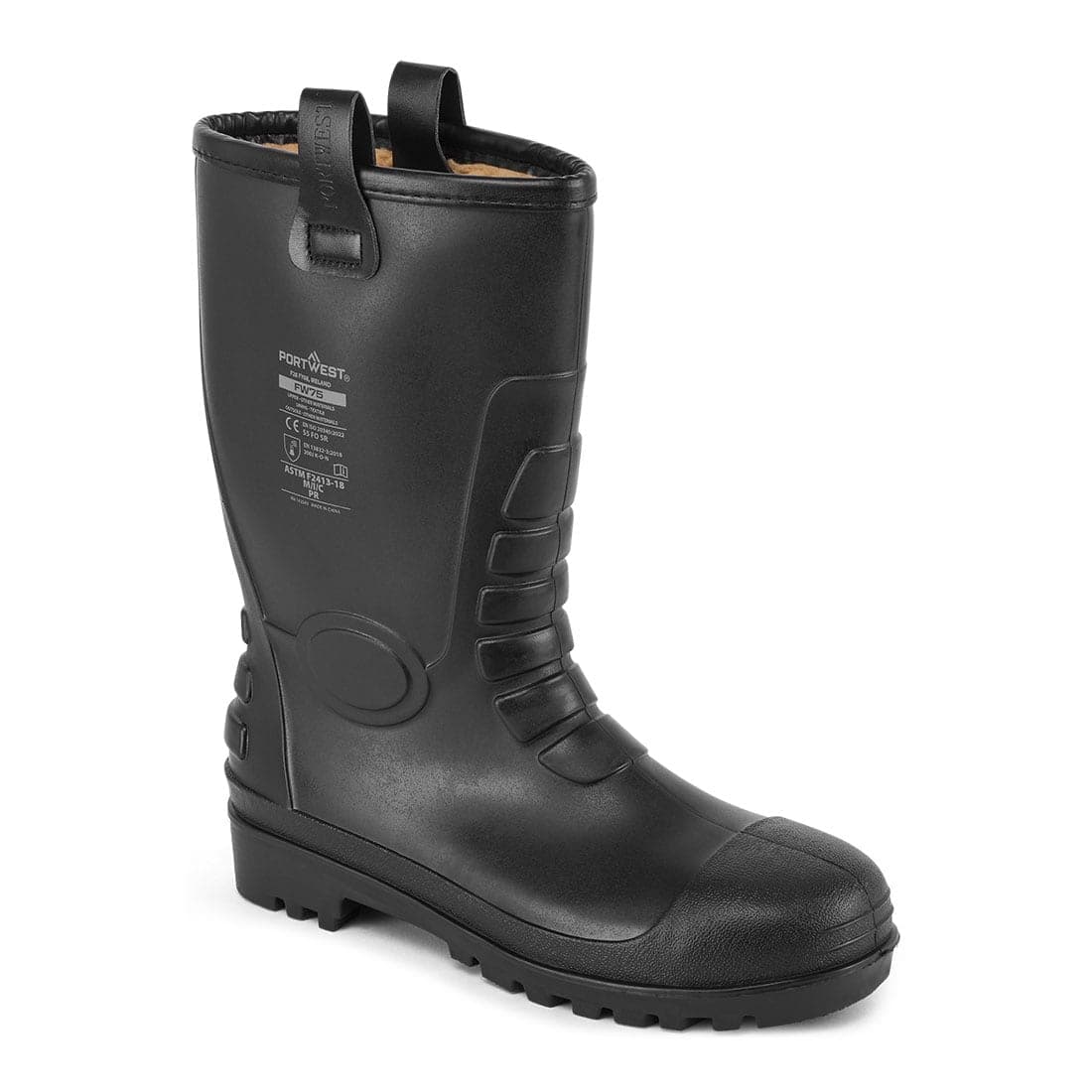 Steel PVC Rigger Boot S5 FO CI in Black