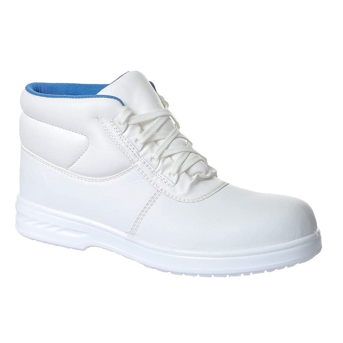 Steel Microfibre Mid Boot S2 FO SR in White