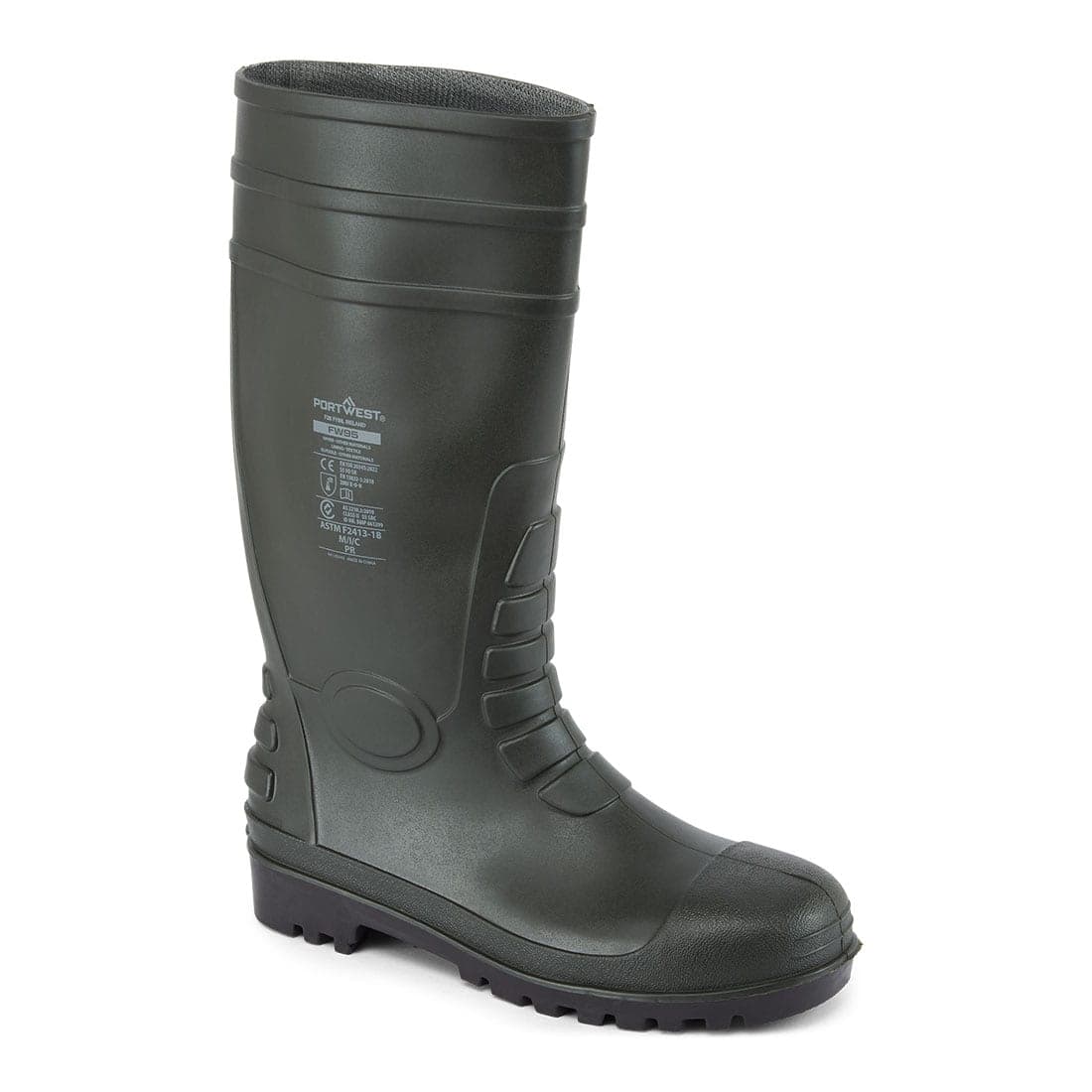 Steel PVC Wellington S5 FO CI in Black