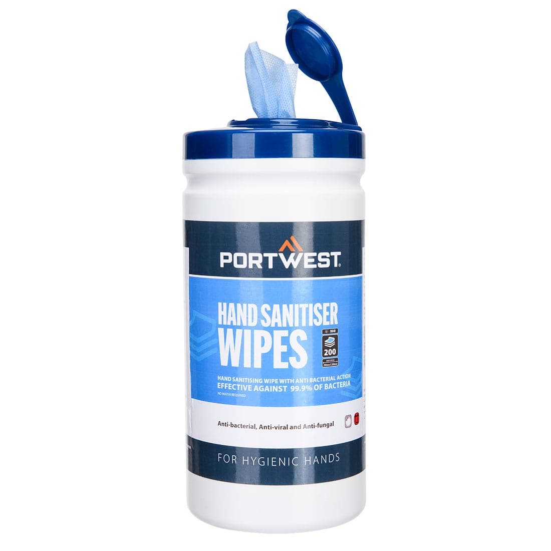 Hand Sanitiser Wipes (200 Wipes) in Blue