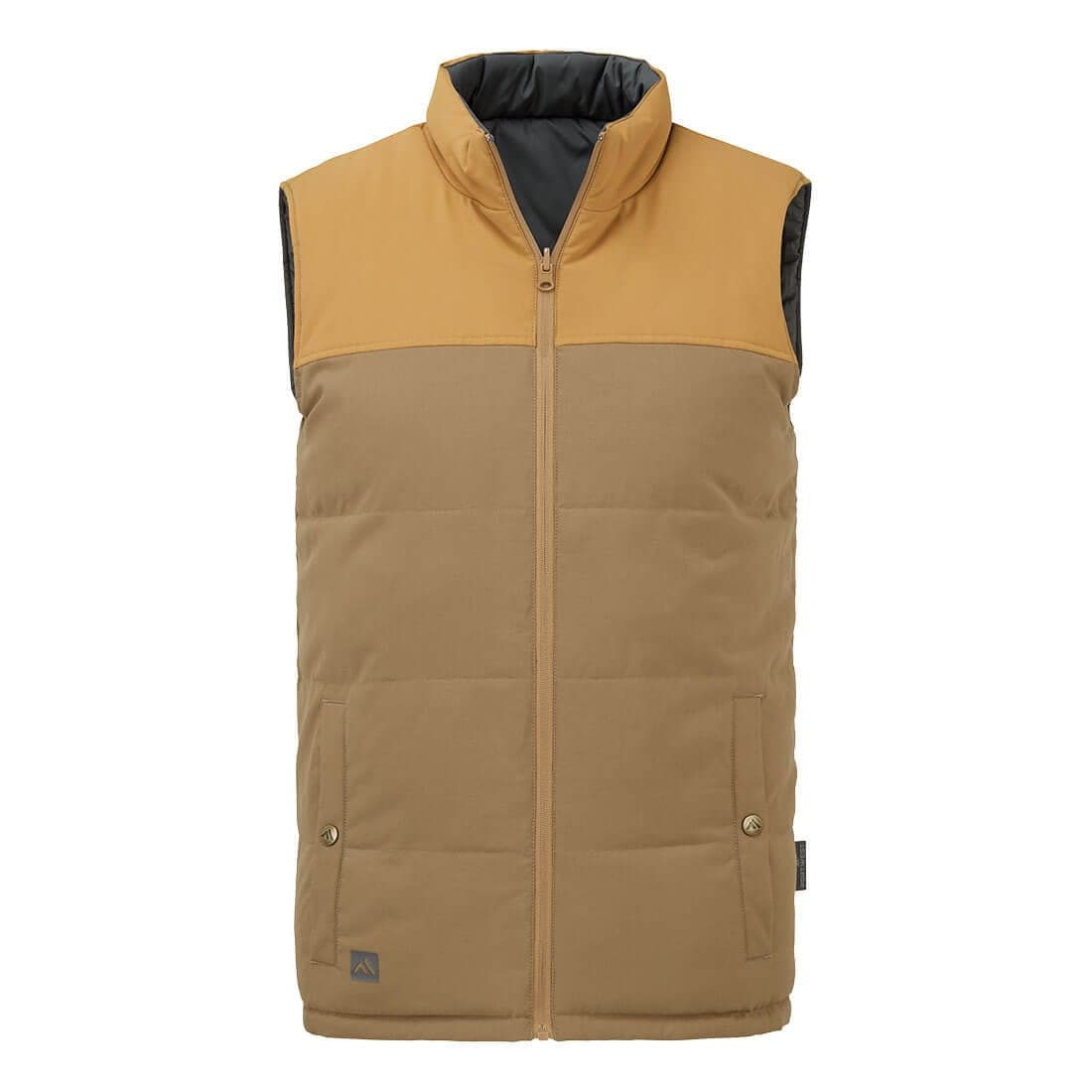 KA3 Reversible Insulated Bodywarmer in Coffee Brown