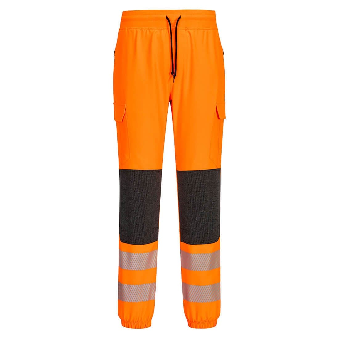 PW3 Hi-Vis Flexi Joggers in Orange/Black