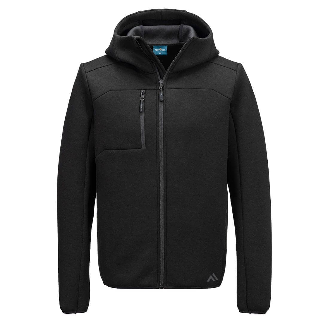 KX3 Sport Zip Hooded Sweater in Black