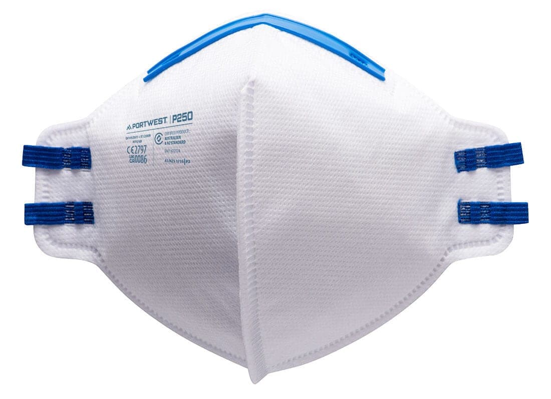 FFP2 Fold Flat Respirator (Pk20) in White