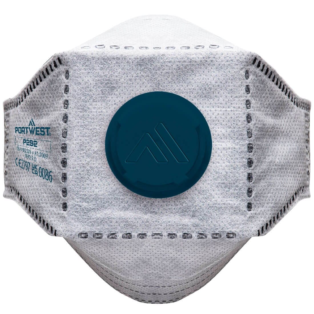 EAGLE FFP2 Valved Carbon Fold Flat Respirator (Pk10) in White