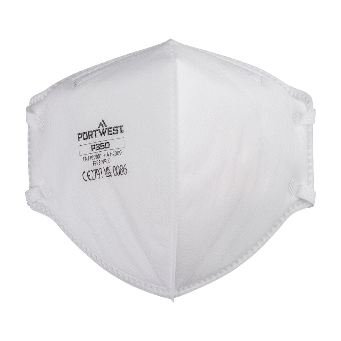 FFP3 Dolomite Fold Flat Respirator (Pk20) in White