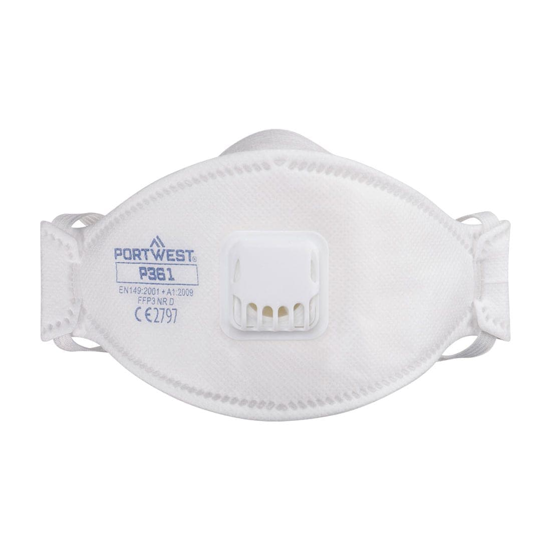 Trifold Valved Dolomite FFP3 Respirator (Pk10) in White