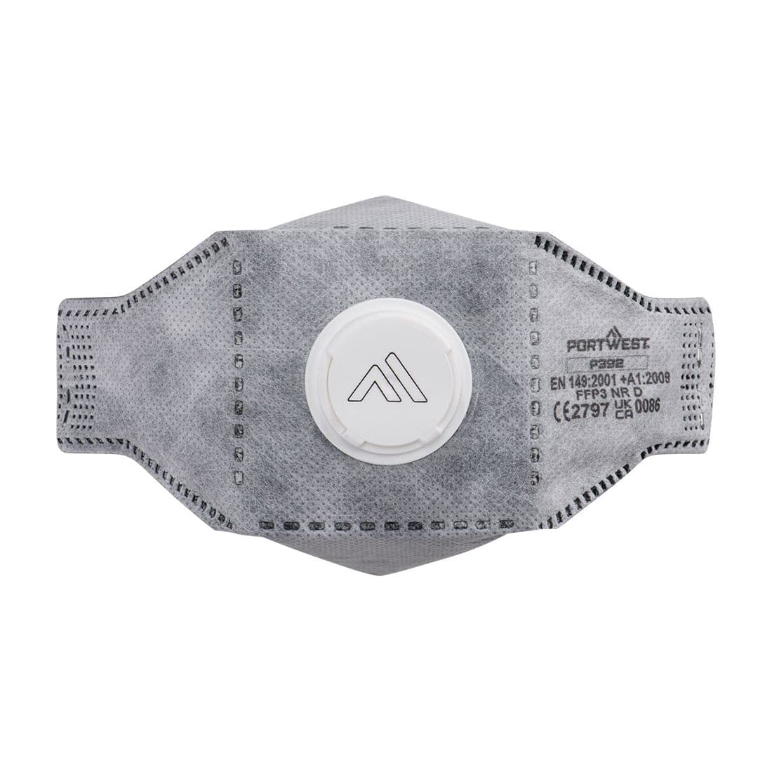EAGLE FFP3 Valved Carbon Fold Flat Respirator (Pk10) in White