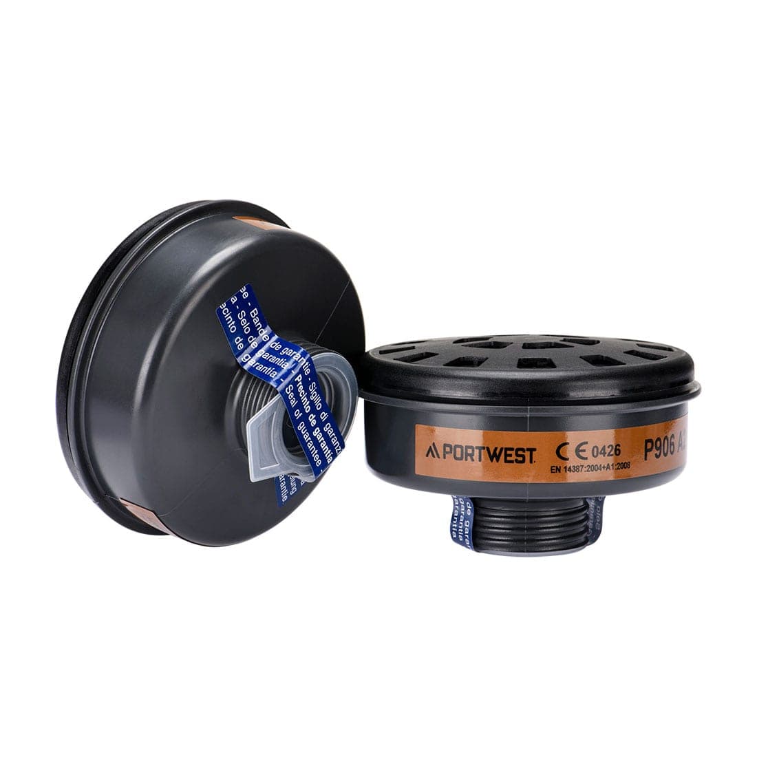 A2 Gas Filter Universal Thread (Pk6) in Black