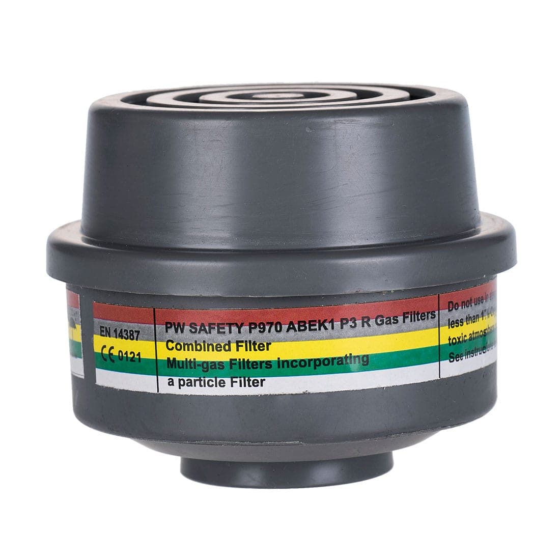 ABEK1P3 Combination Filter Special Thread Connection (Pk4) in Grey