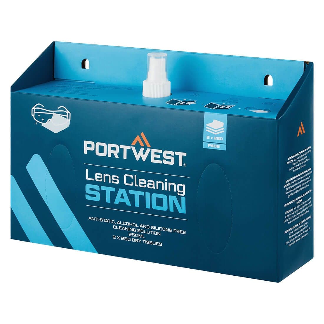 Lens Cleaning Station in White