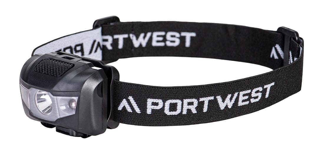 USB Rechargeable Head Light in Black
