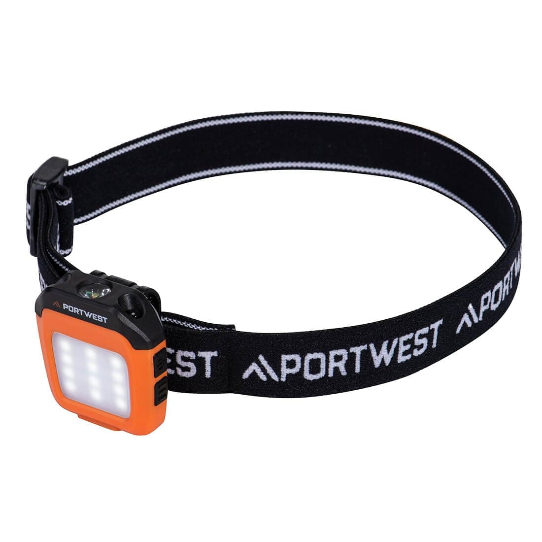 USB Rechargeable Multi-function LED Cap Light in Orange/Black