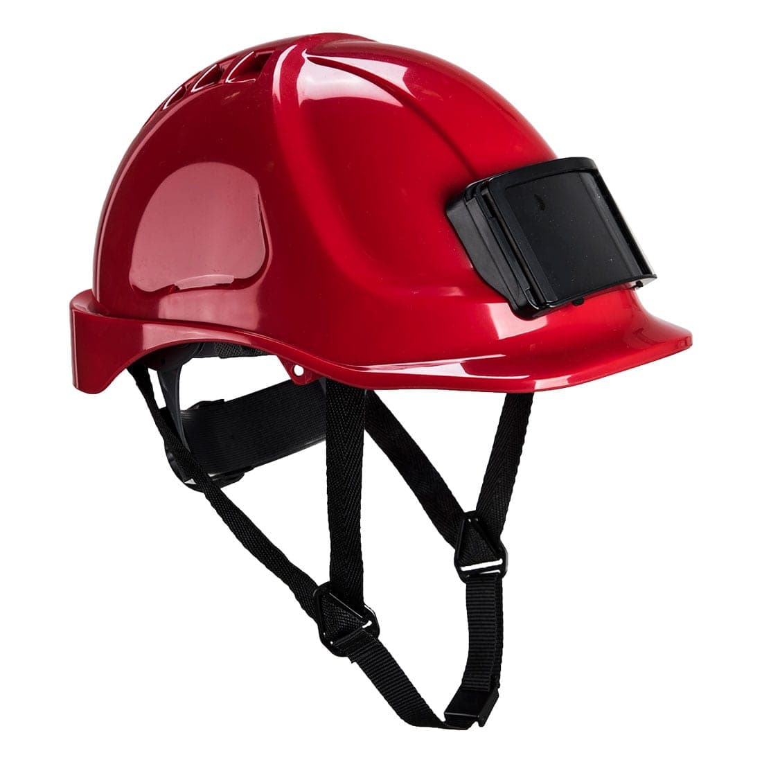 Endurance Badge Holder Helmet in Red
