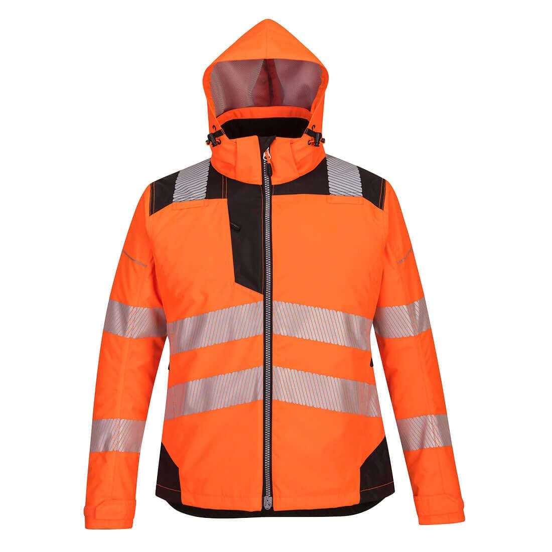 PW3 Hi-Vis Women's Winter Jacket in Orange/Black