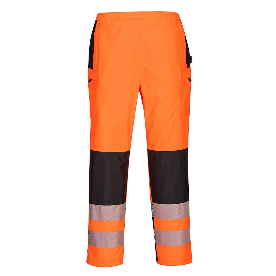 PW3 Hi-Vis Women's Rain Trousers in Orange/Black