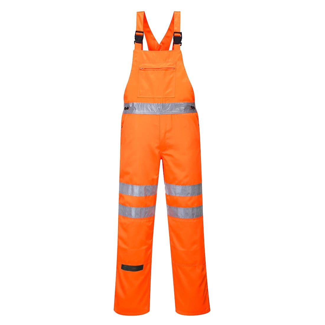 Hi-Vis Polycotton Service Bib and Brace in Orange