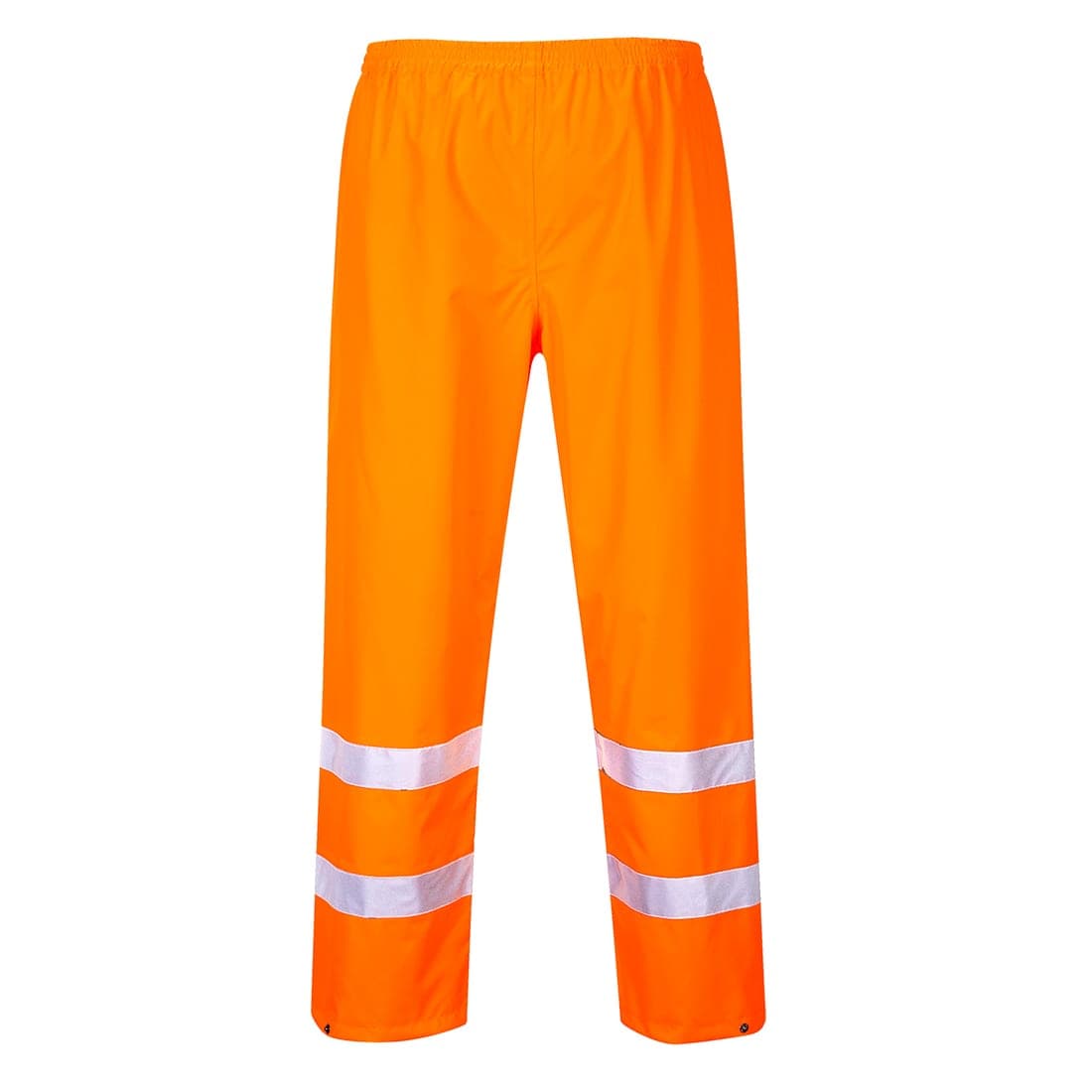 Hi-Vis Rain Traffic Trousers in Orange