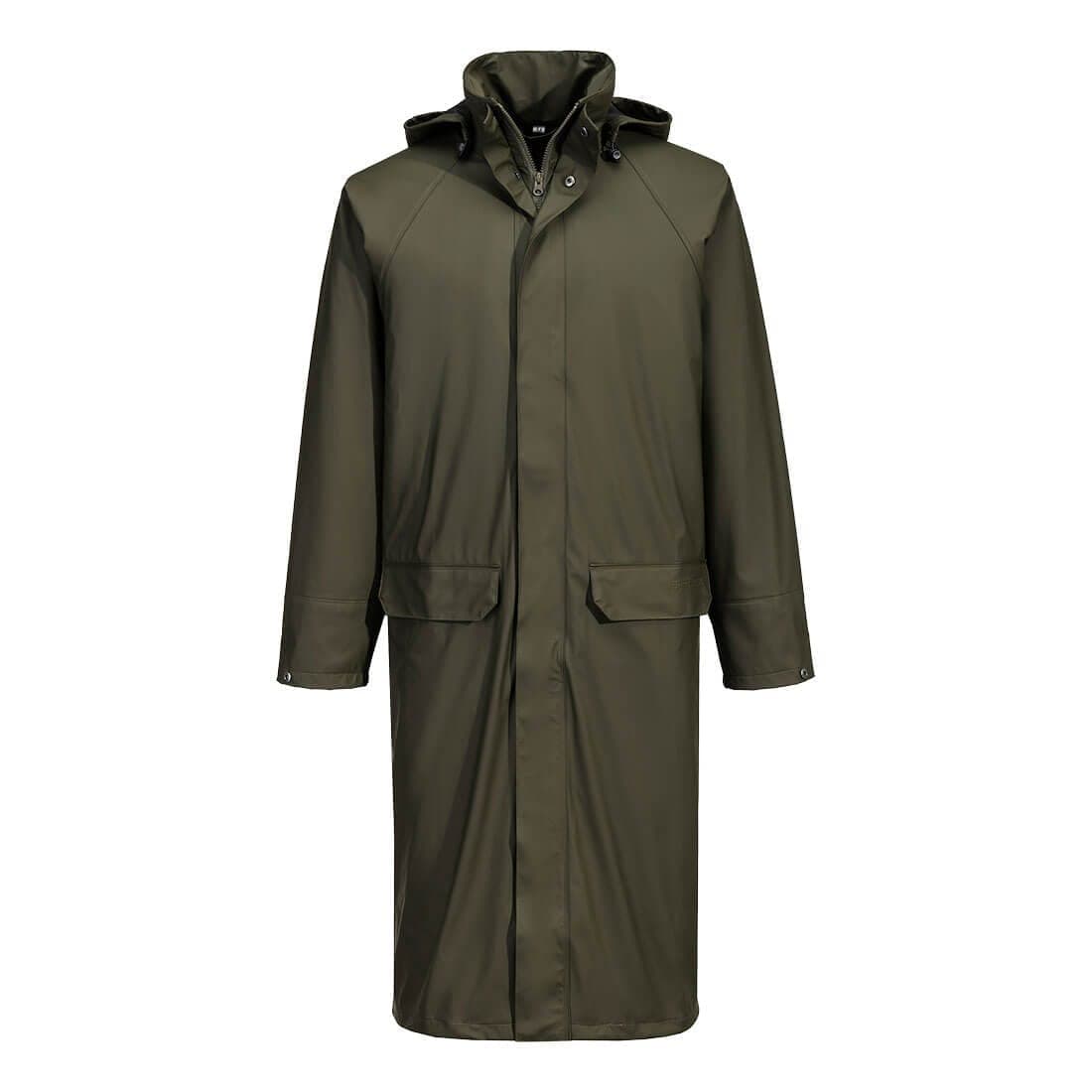 Flexatex Chem Long Coat in Forest Nights